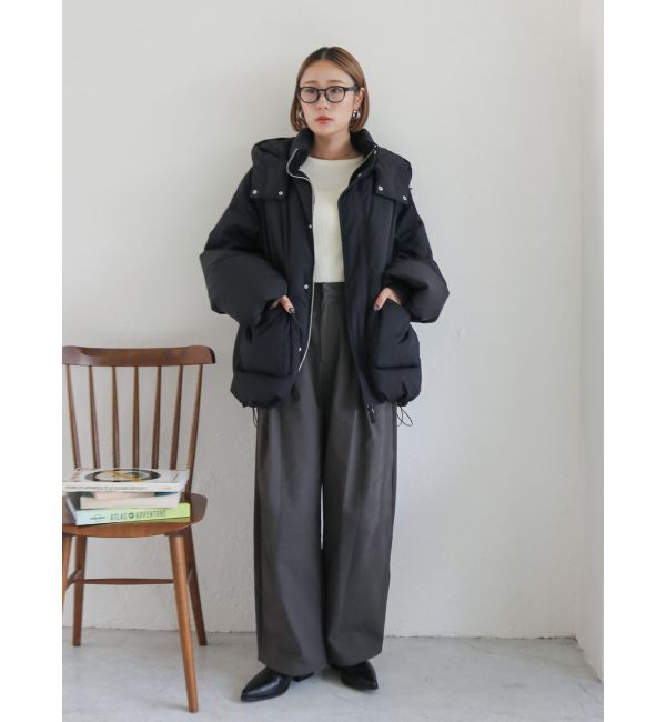 Ungrid「フードデザインダウン」|ダウン|