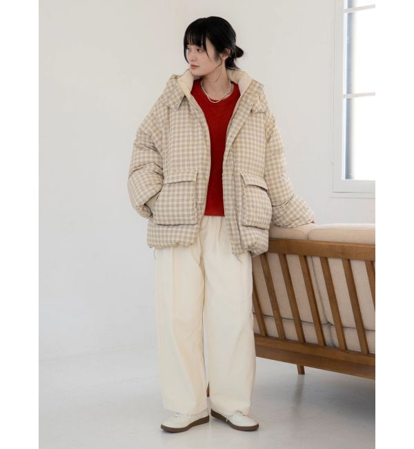 Ungrid「フードデザインダウン」|ダウン|