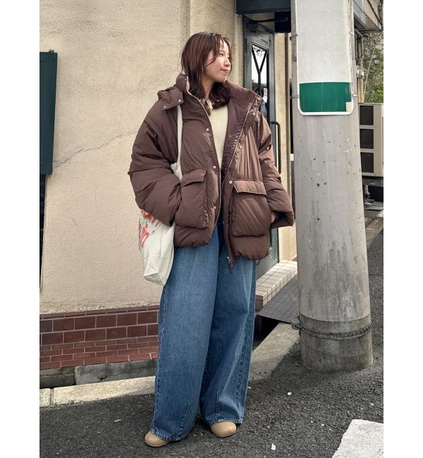 Ungrid「フードデザインダウン」|ダウン|