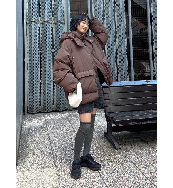 Ungrid「フードデザインダウン」|ダウン|