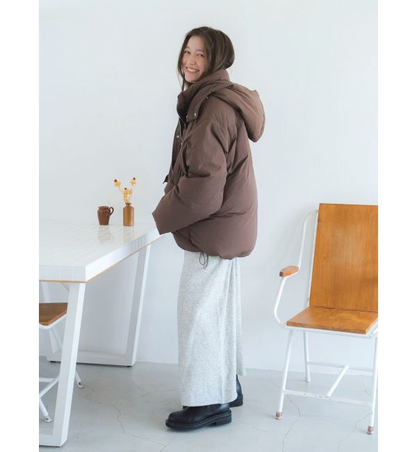 Ungrid「フードデザインダウン」|ダウン|