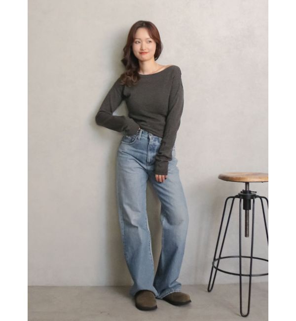 Ungrid「ギャザーデザインフィトニット」|ニット・セーター|