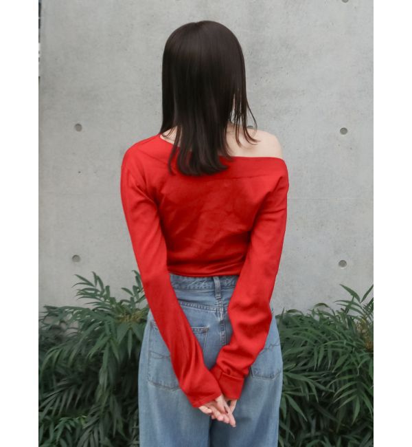 Ungrid「ギャザーデザインフィトニット」|ニット・セーター|