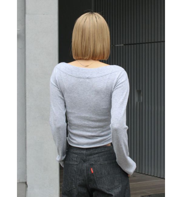 Ungrid「ギャザーデザインフィトニット」|ニット・セーター|