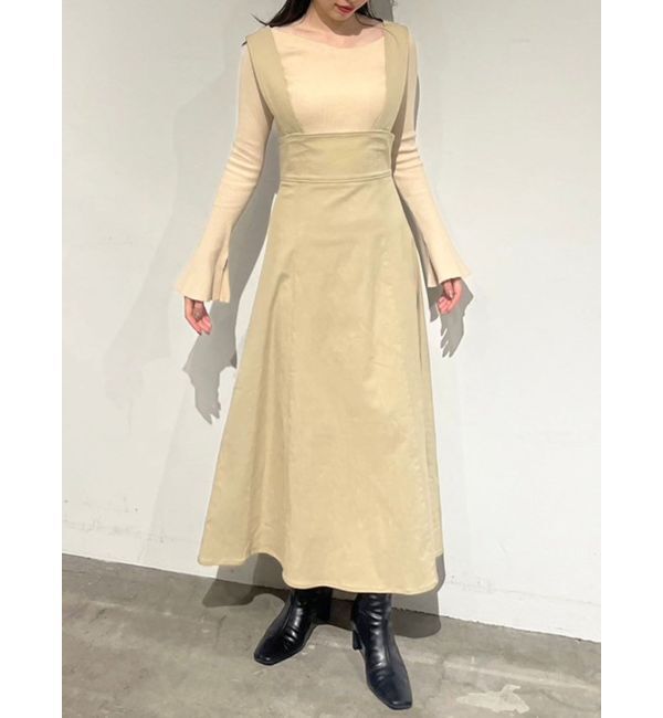 LAGUNAMOON「ハイウエストジャンパースカート」|スカート|