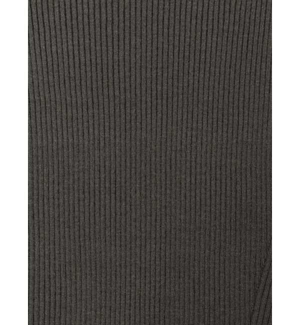 LAGUNAMOON「アシンメトリードレープフレアスリーブニット」|ニット・セーター|