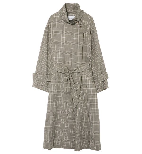 LAGUNAMOON「チェックオーバーコート」|チェスターコート|