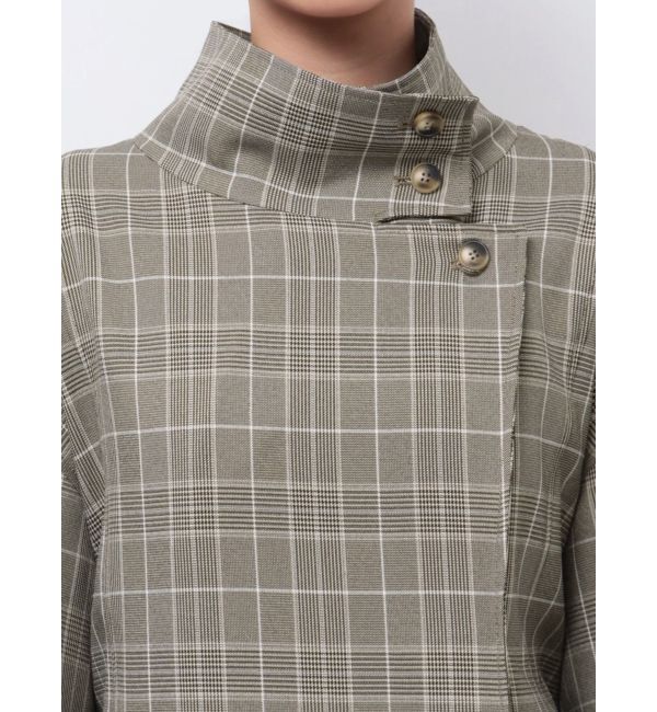 LAGUNAMOON「チェックオーバーコート」|チェスターコート|