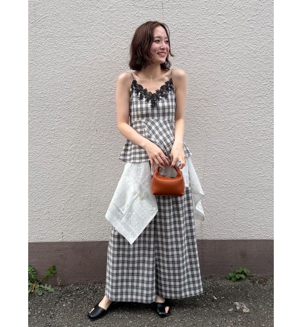 LAGUNAMOON「シンプルウエストデザインワイドパンツ」|その他|