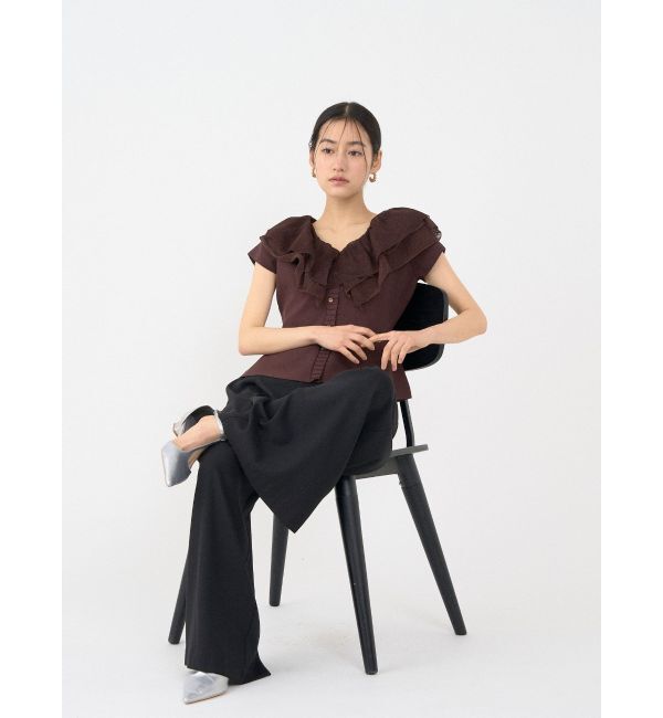 LAGUNAMOON「シンプルウエストデザインワイドパンツ」|その他|