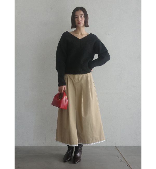 LAGUNAMOON「スリットチノスカート」|スカート|