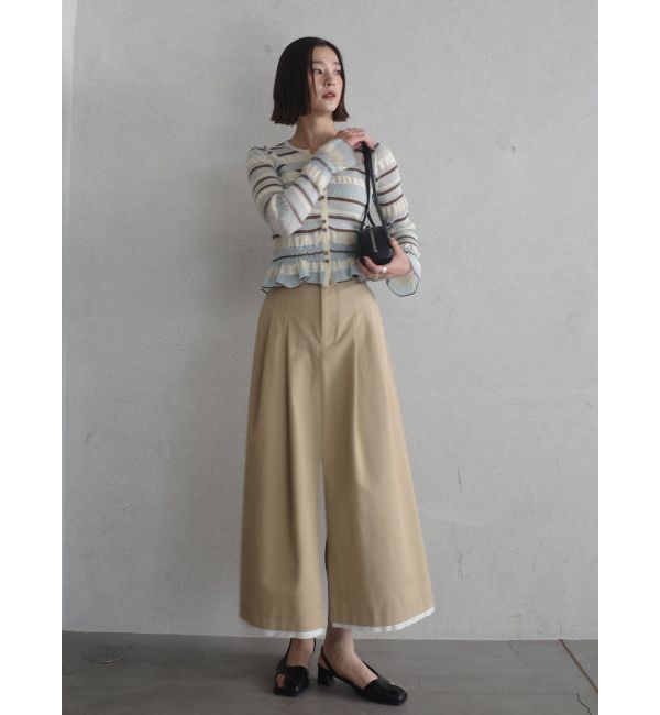LAGUNAMOON「スリットチノスカート」|スカート|
