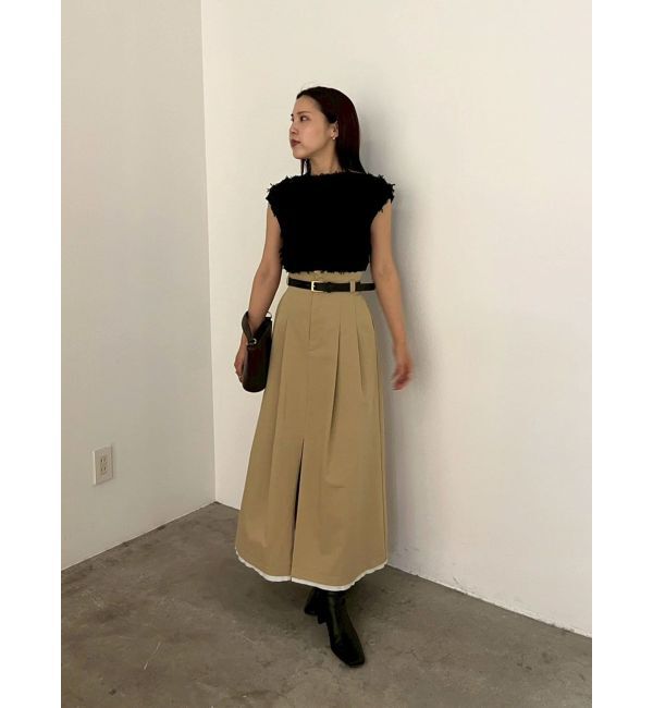 LAGUNAMOON「スリットチノスカート」|スカート|