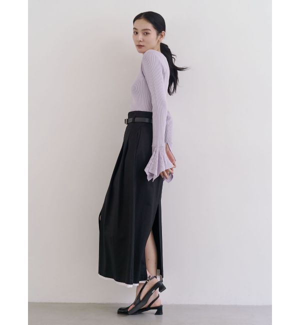 LAGUNAMOON「スリットチノスカート」|スカート|