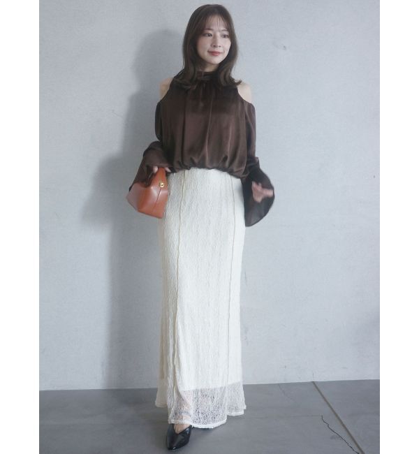 LAGUNAMOON「レースメローシアースカート」|スカート|