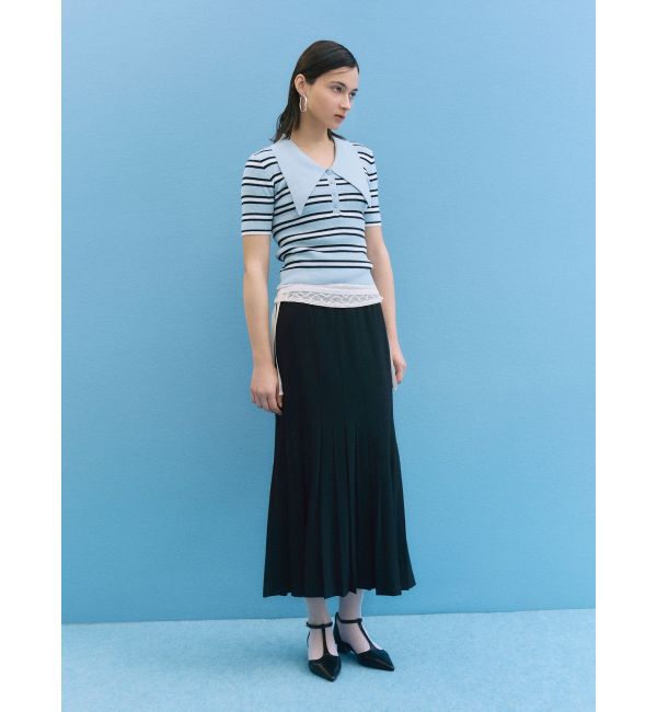 LAGUNAMOON「タックプリーツマーメイドスカート」|スカート|