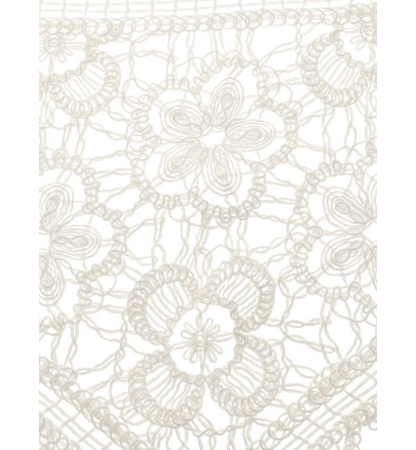 LAGUNAMOON「ニットレース刺繍スカーフ」|バンダナ・スカーフ|