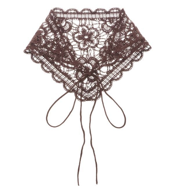 LAGUNAMOON「ニットレース刺繍スカーフ」|バンダナ・スカーフ|