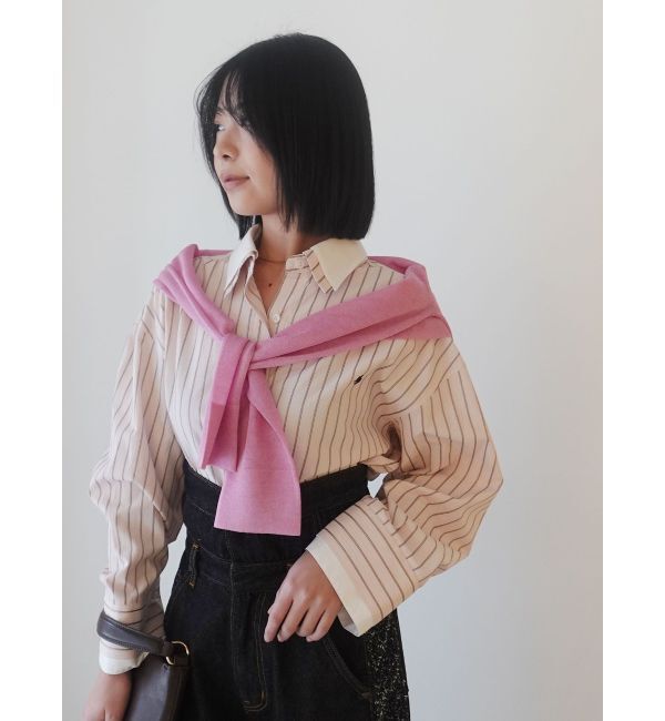 LAGUNAMOON「メタルボタンシアーニットカーディガン」|カーディガン|