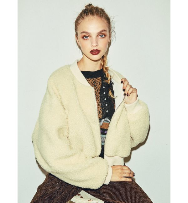 EVRIS「ボアリバーシブルMA-1」|ブルゾン・スタジャン|