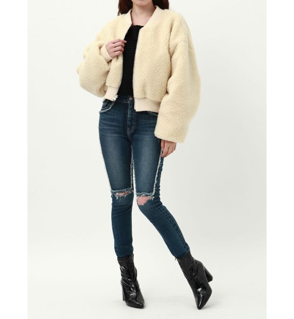 EVRIS「ボアリバーシブルMA-1」|ブルゾン・スタジャン|