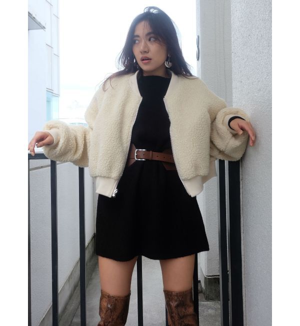 EVRIS「ボアリバーシブルMA-1」|ブルゾン・スタジャン|