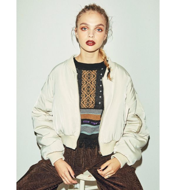 EVRIS「ボアリバーシブルMA-1」|ブルゾン・スタジャン|