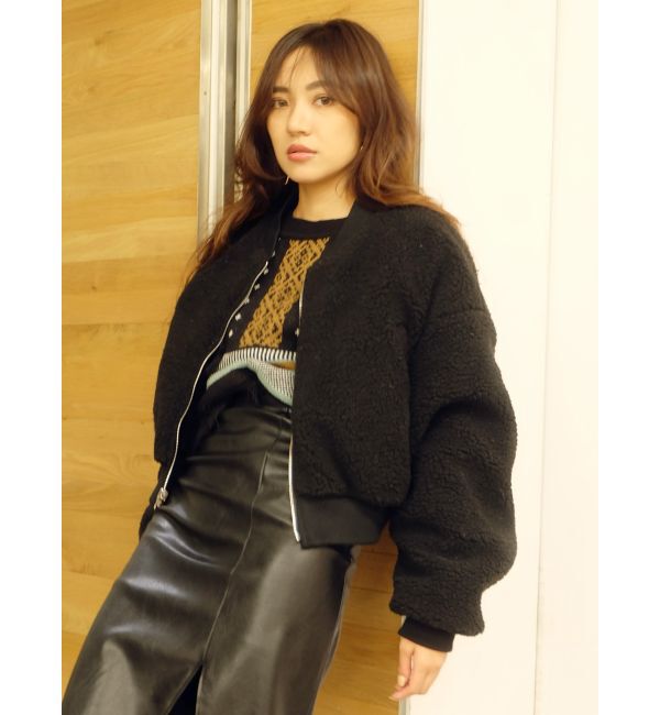 EVRIS「ボアリバーシブルMA-1」|ブルゾン・スタジャン|