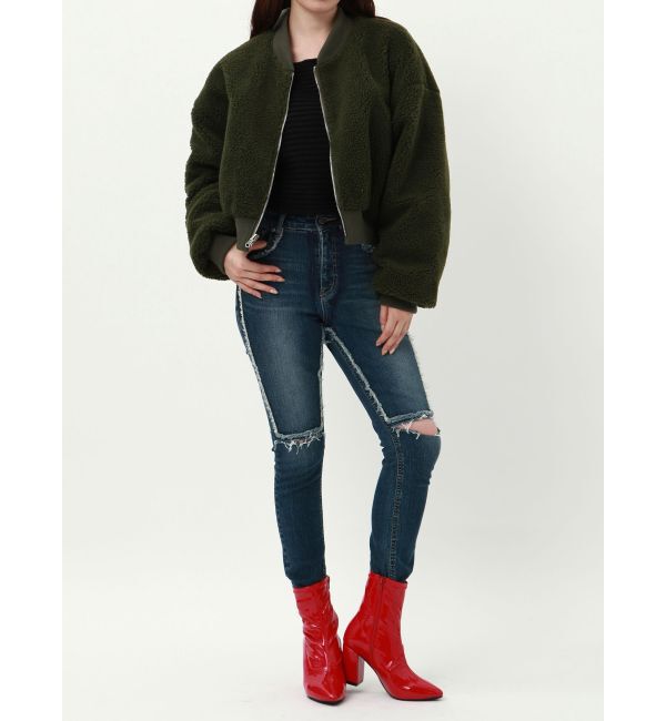 EVRIS「ボアリバーシブルMA-1」|ブルゾン・スタジャン|