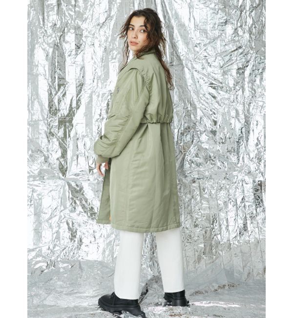 EVRIS「2WAYロングコート」|ミリタリー・モッズコート|