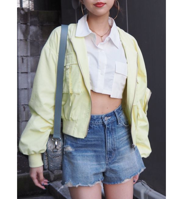 EVRIS「BIGポケットショートMA-1」|ブルゾン・スタジャン|