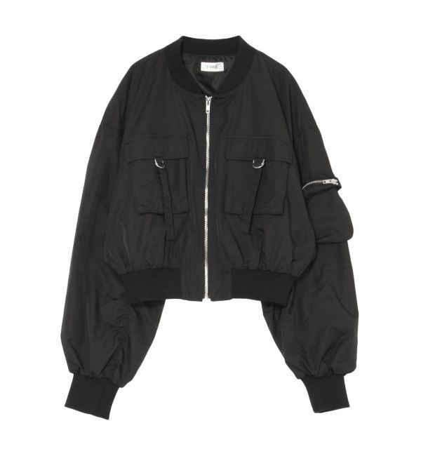 EVRIS「BIGポケットショートMA-1」|ブルゾン・スタジャン|