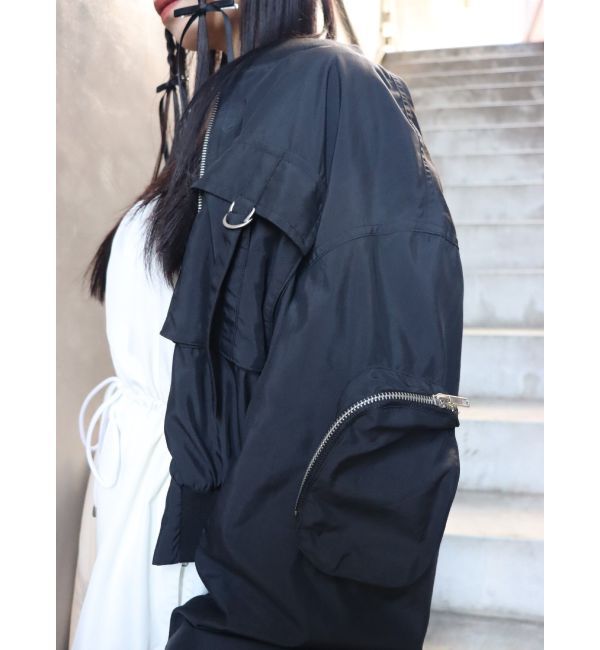 EVRIS「BIGポケットショートMA-1」|ブルゾン・スタジャン|