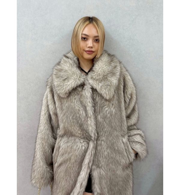 EVRIS「フェイクファーロングコート」|その他|