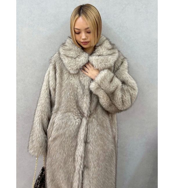 EVRIS「フェイクファーロングコート」|その他|