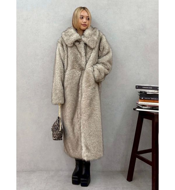 EVRIS「フェイクファーロングコート」|その他|