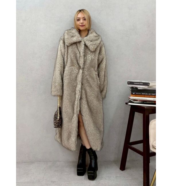 EVRIS「フェイクファーロングコート」|その他|