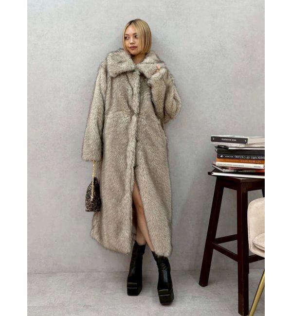 EVRIS「フェイクファーロングコート」|その他|