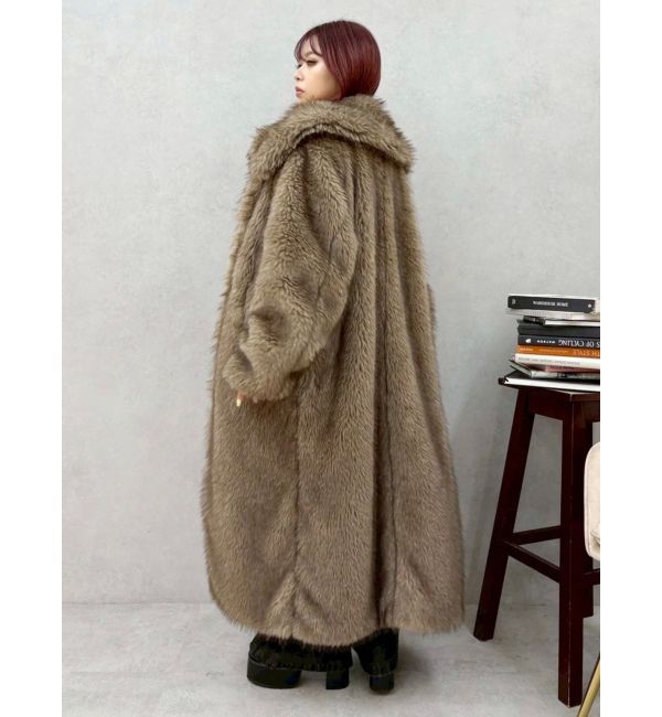 EVRIS「フェイクファーロングコート」|その他|