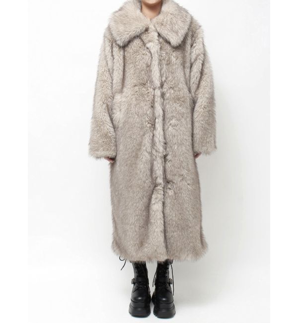 EVRIS「フェイクファーロングコート」|その他|