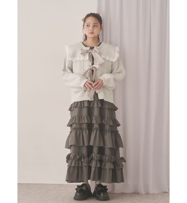 merry jenny「セーラーリボンカーディガン」|カーディガン|