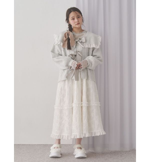 merry jenny「セーラーリボンカーディガン」|カーディガン|