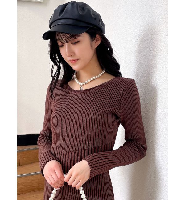 GYDA「フェイクレザーbrimキャスケット」|キャップ・キャスケット|