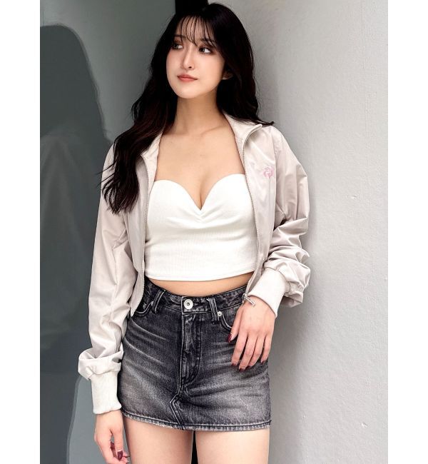 GYDA「GDハイネックショートブルゾン」|ブルゾン・スタジャン|