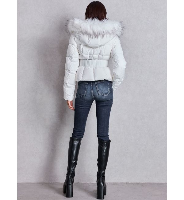 GYDA「GDベルト付きショートダウンコート」|ダウン|