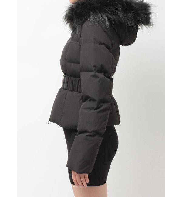 GYDA「GDベルト付きショートダウンコート」|ダウン|