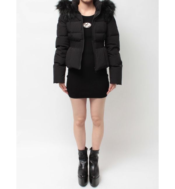 GYDA「GDベルト付きショートダウンコート」|ダウン|