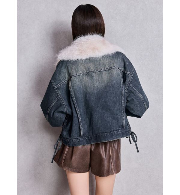 GYDA「2WAY ECO FURショートデニムGジャン」|その他|