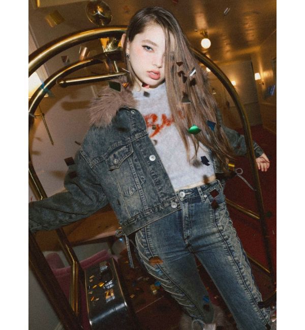 GYDA「2WAY ECO FURショートデニムGジャン」|その他|