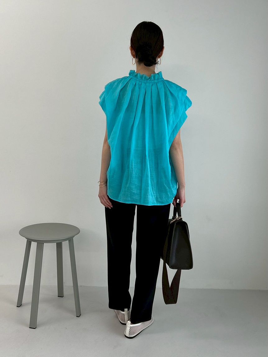 Mila Owen「【WEB限定カラー】後ろゴムセンタープレステーパードパンツ【ウォッシャブル】」|チノ|